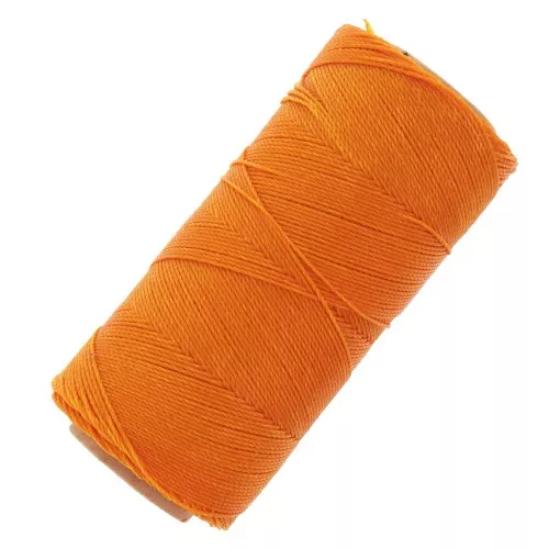 Linhasita waxed thread spool for micro macramé 0.75 mm - Light Topaz (38) x228m