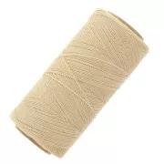 Linhasita waxed thread spool for micro macramé 0.5 mm - Sand (924) x335m
