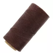 Linhasita waxed thread spool for micro macramé 0.5 mm - Mahogany (515) x335m