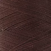 Linhasita waxed thread spool for micro macramé 0.5 mm - Mahogany (515) x335m
