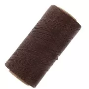 Linhasita waxed thread spool for micro macramé 0.5 mm - Pecan (649) x335m