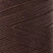 Linhasita waxed thread spool for micro macramé 0.5 mm - Pecan (649) x335m
