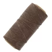 Linhasita waxed thread spool for micro macramé 0.5 mm - Cedar (511) x335m