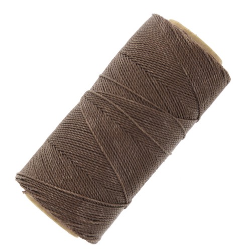 Linhasita waxed thread spool for micro macramé 0.5 mm - Cedar (511) x335m