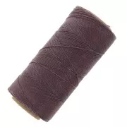 0.5mm Linhasita wax thread bobbin for micro macrame - Sangria Purple (287) x335m