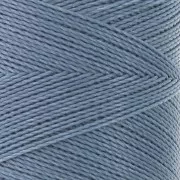 Linhasita waxed thread spool for micro macramé 0.5 mm - Jeans (384) x335m