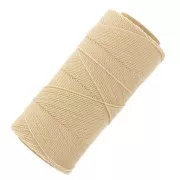 Linhasita waxed thread spool for micro macramé 1 mm - Sand (924) x168m