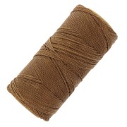 Linhasita waxed thread spool for micro macramé 1 mm - Wood (21) x168m