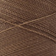 Linhasita waxed thread spool for micro macramé 1 mm - Caramel Brown (362) x168m