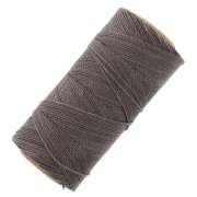 Linhasita waxed thread spool for micro macramé 1 mm - Chocolate Brown (583) x168m