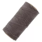 Linhasita waxed thread spool for micro macramé 1 mm - Chocolate Brown (583) x168m