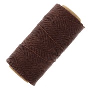 Linhasita waxed thread spool for micro macramé 1 mm - Mahogany (515) x168m|raw }}