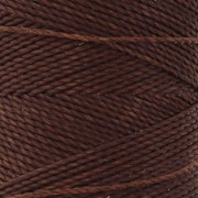 Linhasita waxed thread spool for micro macramé 1 mm - Mahogany (515) x168m