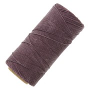 Linhasita waxed thread spool for micro macramé 1 mm - Sangria Purple (287) x168m|raw }}