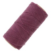 Linhasita waxed thread spool for micro macramé 1 mm - Violine (368) x168m|raw }}