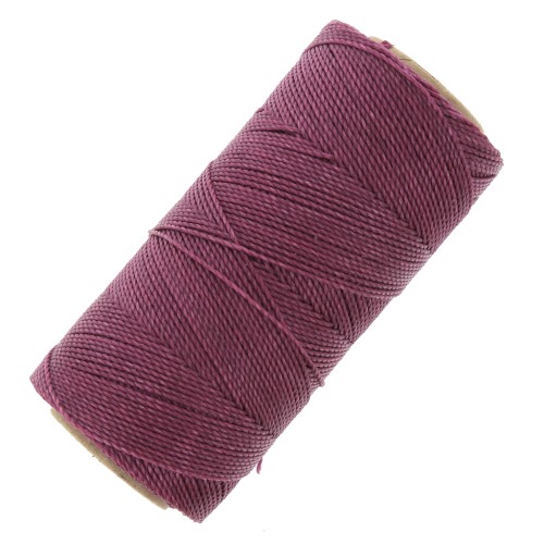 Linhasita waxed thread spool for micro macramé 1 mm - Violine (368) x168m