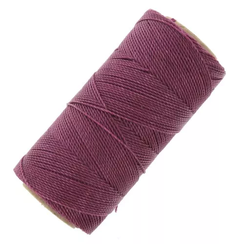 Linhasita waxed thread spool for micro macramé 1 mm - Violine (368) x168m