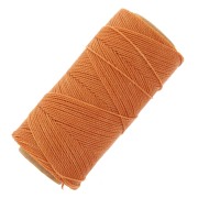 Linhasita waxed thread spool for micro macramé 1 mm - Melon (217) x168m|raw }}