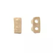 5x2.6x2.2 mm Ornos Cymbal Bead Substitute - For Half Tila - Rose Gold x1