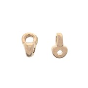 3x5mm Remata Cymbal Bead Endings - For SuperDuo - Rose Gold x1|raw }}