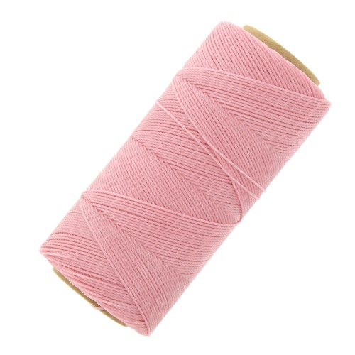 Linhasita waxed thread spool for micro macramé 0.75 mm - Baby Pink (239) x228m