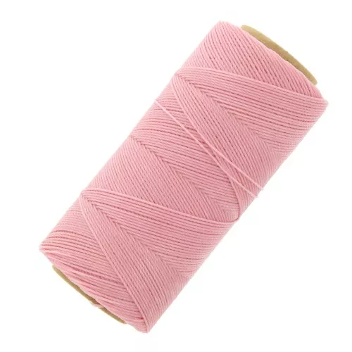Linhasita waxed thread spool for micro macramé 0.75 mm - Baby Pink (239) x228m