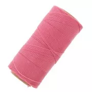 Linhasita waxed thread spool for micro macramé 0.75 mm - Candy Pink (629) x228m
