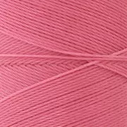 Linhasita waxed thread spool for micro macramé 0.75 mm - Candy Pink (629) x228m