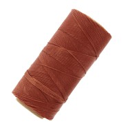 Linhasita waxed thread spool for micro macramé 0.75 mm - Cinnamon (234) x228m|raw }}