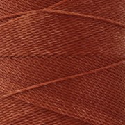 Linhasita waxed thread spool for micro macramé 0.75 mm - Cinnamon (234) x228m