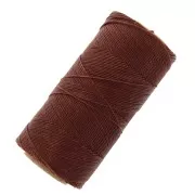 Linhasita waxed thread spool for micro macramé 0.75 mm - Old Copper (25) x228m