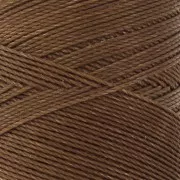 Linhasita waxed thread spool for micro macramé 0.75 mm - Caramel Brown (362) x228m