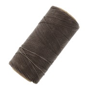 Linhasita waxed thread spool for micro macramé 0.75mm Chocolate Brown (583) x228m
