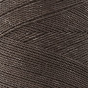 Linhasita waxed thread spool for micro macramé 0.75mm Chocolate Brown (583) x228m
