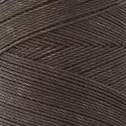 Linhasita waxed thread spool for micro macramé 0.75mm Chocolate Brown (583) x228m