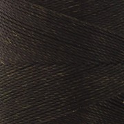 Linhasita waxed thread spool for micro macramé 0.75 mm - Dark Brown (205) x228m