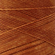 Linhasita waxed thread spool for micro macramé 0.75 mm - Caramel (203) x228m