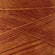 Linhasita waxed thread spool for micro macramé 0.75 mm - Caramel (203) x228m