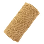 Linhasita waxed thread spool for micro macramé 0.75 mm - Straw (18) x228m|raw }}