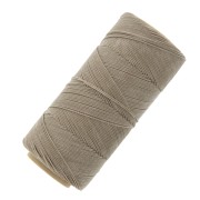Linhasita waxed thread spool for micro macramé 0.75 mm - Greige (04) x228m|raw }}