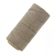 Linhasita waxed thread spool for micro macramé 0.75 mm - Greige (04) x228m
