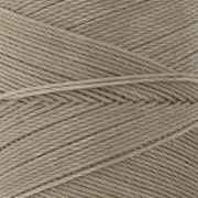 Linhasita waxed thread spool for micro macramé 0.75 mm - Greige (04) x228m
