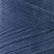 0.75mm Linhasita wax thread bobbin for micro macrame - Dark Denim (275) x228m