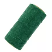 Linhasita waxed thread spool for micro macramé 0.75 mm - Dark Green (87) x228m