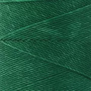 Linhasita waxed thread spool for micro macramé 0.75 mm - Dark Green (87) x228m