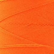 Linhasita waxed thread spool for micro macramé 0.75 mm - Neon Orange (393) x228m