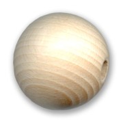 Wooden round bead 35mm x1|raw }}
