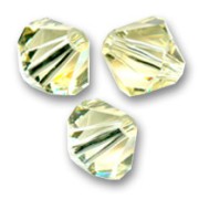PureCrystal Crystal Bicones 6mm Jonquil  x20