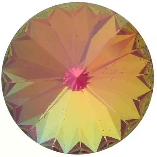 PureCrystal 1122 Rivoli Round Stone 14mm Crystal AB Ultra Purple