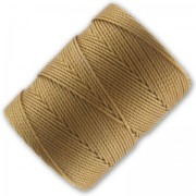 C-Lon Beading Cord 0,50 mm Antique Gold x84m